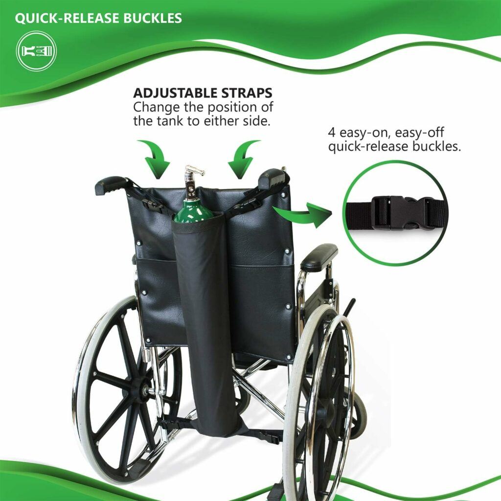 oxygen tank holders for wheelchairs